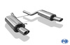 Fox Edelstahl Duplex Racing-Komplettanlage ab Kat Audi A6 u. S6 quattro 4B Typ C5 Limousine u. Avant 115x85mm oval eingerollt abgeschrägt mit Absorber - Abb. 2