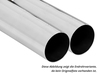 Fox Edelstahl Sportauspuff Alfa Romeo 156 2x76mm rund scharf gerade