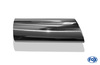Fox Edelstahl Duplex Anschweißendrohr rechts 106x71mm oval Länge 300mm Porsche-Design Typ 38 - Abb. 3