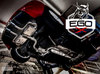 EGO-X Non-Resonated Edelstahl R32-Look Sportauspuff-Komplettanlage ab Kat mit Klappensteuerung Ø76mm SuperSound-Version VW Golf 5 GTI inkl. Endrohrsatz nach Wahl - Abb. 2