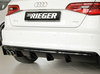 Rieger Heckeinsatz ABS/schwarz glänzend für Doppelendrohr einseitig Audi A3 8V inkl. Sportback - Abb. 3