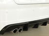 Rieger Heckeinsatz ABS/schwarz matt für Doppelendrohr einseitig Audi A3 8V inkl. Sportback S-Line - Abb. 2