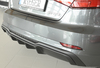 Rieger Heckeinsatz ABS/schwarz matt für Doppelendrohr einseitig Audi A3 8V Facelift inkl. Sportback S-Line - Abb. 9