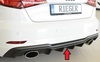 Rieger Heckeinsatz ABS/schwarz matt für Sportendrohr oval links/rechts Audi A3 8V Facelift inkl. Sportback S-Line - Abb. 2