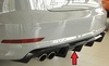Rieger Heckeinsatz ABS/schwarz glänzend für Doppelendrohr einseitig Audi A3 8V Cabrio inkl. Limousine S-Line - Abb. 2