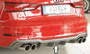 Rieger Heckeinsatz ABS/Carbon-Look für Doppelendrohr links/rechts Audi A3 8V Cabrio Facelift inkl. Limousine S-Line - Abb. 2