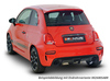 Remus Edelstahl Duplex Sportauspuff mit Klappensteuerung Fiat Abarth 595 Competizione ab Bj. 04/2019 inkl. Endrohrsatz nach Wahl