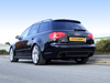 Milltek Edelstahl Duplex Sportauspuff-Komplettanlage ab Kat Audi RS4 B7 je 155x100mm oval eingerollt abgeschrägt in schwarz - Abb. 2