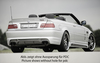 Rieger Heckschürze ABS BMW E46 Limousine/Coupe/Cabrio (Mod. mit PDC)