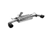 Bastuck Edelstahl Duplex Sportauspuff mit Klappensteuerung Kia Ceed 3 GT Typ CD 1.6l T-GDI je 110mm rund scharf abgeschrägt aus Carbon