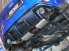 Bull-X Edelstahl Duplex Sportauspuff-Anlage ab Kat Ø76mm Ford Focus 2 ST inkl. RS