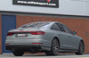 Milltek Edelstahl Duplex Sportauspuff-Komplettanlage ab OPF Audi S8 D5 Typ 4N je 2x 115mm rund doppelwandig abgeschrägt aus Carbon - Abb. 2