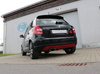 Fox Edelstahl Sportauspuff Skoda Fabia 6Y Stufenheck Bj.2000-'07 160x90mm oval eingerollt seitlich abgeschrägt