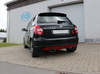Fox Edelstahl Sportauspuff-Komplettanlage ab Kat Skoda Fabia 6Y Stufenheck Bj.2000-'07 160x90mm oval eingerollt seitlich abgeschrägt - Abb. 2