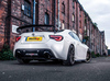 Milltek Edelstahl Duplex Sportauspuff-Komplettanlage ab Kat Toyota GT86 je 115mm rund doppelwandig abgeschrägt Titan matt - Abb. 2