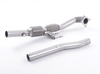 Milltek Edelstahl Ø76mm Downpipe mit 200-Zeller Renn-Kat Skoda Octavia 1Z 2.0l RS