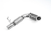 Milltek Edelstahl Downpipe mit 200-Zeller Sport-Kat VW Golf 7 R inkl. Variant Vorfacelift - Abb. 2