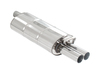 FOX Edelstahl Sportauspuff Audi 100 Typ C3 2.2l quattro 2x63mm rund - Abb. 2
