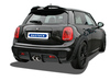 Bastuck Edelstahl Sportauspuff-Komplettanlage ab OPF Mini JCW F56 2x90mm rund doppelwandig abgeschrägt - Abb. 2