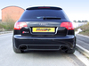 Milltek Edelstahl Duplex Racing-Komplettanlage ab Kat Audi RS4 B7 je 155x100mm oval eingerollt abgeschrägt in schwarz - Abb. 4