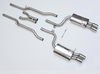 Milltek Edelstahl Duplex Racing-Komplettanlage ab Kat Audi S4 B7 je 2x76mm rund doppelwandig gerade - Abb. 2