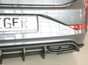 Rieger Heckeinsatz ABS/schwarz matt für originalen ESD VW Polo 6 AW R-Line Facelift (ab 06/2021) - Abb. 2