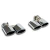 Supersprint Endrohrsatz Rechts-Links je 2x120x80mm für Mercedes C63 AMG Heckschürze