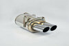 Supersprint Edelstahl Sportauspuff Mercedes CLK 430 W208 2x100x75mm oval eingerollt abgeschrägt - Abb. 2