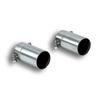 Supersprint Edelstahl Duplex Sportauspuff Mercedes SL R230 SL350 500 (Bj. 01-06) je 145x95mm oval eingerollt abgeschrägt - Abb. 4