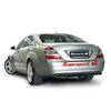 Supersprint Edelstahl Duplex Sportauspuff-Komplettanlage ab Kat Mercedes S-Klasse W221 S350-S500 für AMG-Heck je 2x120x80mm oval eingerollt abgeschrägt - Abb. 2
