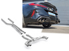 Eisenmann Edelstahl Duplex Racing-Komplettanlage BMW 8er F93 M8 Competition je 2x100mm rund scharfkantig abgeschrägt