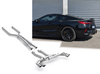 Eisenmann Edelstahl Duplex Racing-Komplettanlage BMW 8er F92 M8 Competition je 2x100mm rund scharfkantig abgeschrägt