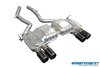 Eisenmann Edelstahl Duplex Sportauspuff BMW 4er M4 F83 Cabrio je 2x90mm rund schwarz matt