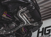 EGO-X Edelstahl Duplex Sportauspuff-Komplettanlage ab OPF mit Klappensteuerung Ø89mm BMW F87 M2 Competition