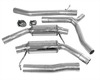 Bull-X Edelstahl Duplex Sportauspuff-Komplettanlage ab Kat Ø70mm Audi A4 B8 2.0l TDI