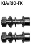 Bastuck Edelstahl Befestigungsmaterial Hyundai i20 Typ GB