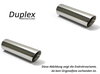 FOX Edelstahl Duplex Sportauspuff inkl. Klappensteuerung BMW 3er G20 G21 330i je 100mm rund doppelwandig abgeschrägt - Abb. 2