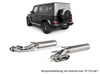 Akrapovic Evolution Line Titan Sportauspuff ab OPF Mercedes G-Klasse G63 AMG W463A (Modelle mit OPF)
