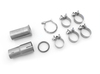 Fox Edelstahl Racing-Komplettanlage ab Kat Audi 80 B4 Limousine/Avant 2.0-2.8l 2x70mm rund scharf gerade - Abb. 9