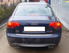 Ulter Duplex Sportauspuff Audi A4 8E,8F / B7 Lim., Avant 05-08 70mm rund eingerollt abgeschrägt mit Absorber - Abb. 2