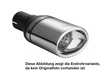 Ulter Sportauspuff BMW 3er E30 6-CYL. Lim., Touring 85-90 120x80mm oval eingerollt gerade mit Absorber - Abb. 2