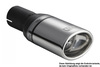 Ulter Sportauspuff Citroen XSARA Fließheck 07/97-02/99 95x65mm oval eingerollt gerade mit Absorber - Abb. 2