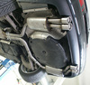 Fox Edelstahl Duplex Sportauspuff Audi A8 u. S8 D2 Typ 4D 2x76mm rund eingerollt abgeschrägt mit Absorber - Abb. 5