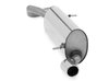 Fox Edelstahl Sportauspuff Audi A1 2010- 1x80mm rund eingerollt abgeschrägt