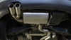 Fox Edelstahl Sportauspuff Audi A3 8P quattro 2x90mm rund eingerollt abgeschrägt mit Absorber - Abb. 2