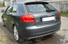 Fox Edelstahl Sportauspuff Audi S3 8P quattro 2x90mm rund eingerollt abgeschrägt mit Absorber - Abb. 9