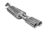 Fox Edelstahl Sportauspuff Audi A4 B5 Limousine/Avant 2x76mm rund eingerollt gerade mit Absorber - Abb. 2