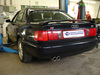 Fox Edelstahl Sportauspuff Audi 100, S4, A6 u. S6 quattro Typ C4 2x70mm rund eingerollt abgeschrägt - Abb. 2