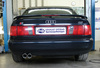 Fox Edelstahl Sportauspuff Audi 100, S4, A6 u. S6 quattro Typ C4 2x70mm rund eingerollt abgeschrägt - Abb. 6