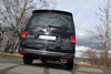 Fox Edelstahl Sportauspuff VW T5 Bus 160x80mm flachoval eingerollt abgeschrägt mit Absorber - Abb. 2